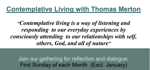 Thomas Merton, House of Prayer Townsville, Contemplative living